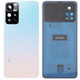 COVER POSTERIORE PER XIAOMI REDMI NOTE 11 PRO+ 5G (21091116UG 21091116UC) BIANCO / BLU ORIGINALE
