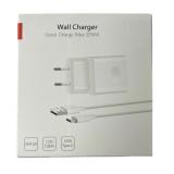 CARICATORE 5V / 4.5A QUICKCHARGE MAX 22.5W + CAVO DI DATI TYPE C PER HUAWEI