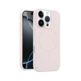 CUSTODIA CELLULARE DI SILICONE LIQUIDO + MAGNETICO PER APPLE IPHONE 16 PRO MAX ROSA