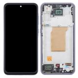 TOUCHSCREEN + DISPLAY AMOLED DISPLAY COMPLETO + FRAME PER SAMSUNG GALAXY A35 5G A356B LILLA / VIOLA ORIGINALE (SERVICE PACK)