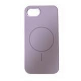 CUSTODIA CELLULARE DI SILICONE LIQUIDO + MAGNETICO PER APPLE IPHONE 16E VIOLA