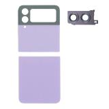 SET 2 PEZZI COVER POSTERIORE PER SAMSUNG GALAXY Z FLIP4 5G F721B VIOLA