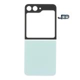 SET 2 PEZZI COVER POSTERIORE PER SAMSUNG GALAXY Z FLIP6 5G F741B VERDE
