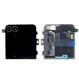 OUTER DISPLAY OLED + TOUCHSCREEN PER SAMSUNG GALAXY Z FLIP 7 FE F761B NERO ORIGINALE (SERVICE PACK)