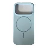 CUSTODIA CELLULARE DI SILICONE LIQUIDO + MAGNETICO PER APPLE IPHONE 17 PRO MAX BLU