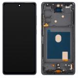 DISPLAY LCD + TOUCHSCREEN DISPLAY COMPLETO + FRAME PER SAMSUNG GALAXY S20 FE / S20 LITE G780F BLU / NERO OEM OLED