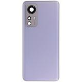 COVER POSTERIORE PER XIAOMI 12 (2201123G 2201123C) / XIAOMI 12X (2112123AC 2112123AG) VIOLA ORIGINALE