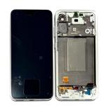 TOUCHSCREEN + DISPLAY AMOLED DISPLAY COMPLETO + FRAME PER SAMSUNG GALAXY A56 5G A566B VERDE OLIVA ORIGINALE (SERVICE PACK)