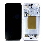 TOUCHSCREEN + DISPLAY AMOLED DISPLAY COMPLETO + FRAME PER SAMSUNG GALAXY S25 PLUS / S25+ 5G S936B BLU GHIACCIO ORIGINALE (SERVICE PACK) (ASSEMBLATO)