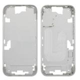 COVER CENTRALE A PER APPLE IPHONE 16 6.1 BIANCO MATERIALE ORIGINALE