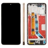 TOUCHSCREEN + DISPLAY OLED DISPLAY COMPLETO + FRAME PER HONOR MAGIC8 LITE 5G (MTN-NX1M) MARRONE ROSSASTRO / ORO ORIGINALE