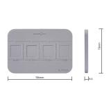 MR YANG MY-005 MAGNETISMO SUPER FORTE TAMPONE DI LATTA PER 0.35MM / 0.45MM / 0.55MM / 0.65MM BGA RIPARAZIONE DI RISALDATURE DI CHIP