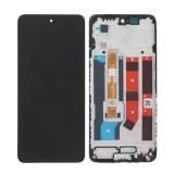 DISPLAY LCD + TOUCHSCREEN DISPLAY COMPLETO + FRAME PER OPPO A80 5G (CPH2639) NERO ORIGINALE