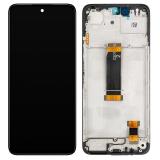 DISPLAY LCD + TOUCHSCREEN DISPLAY COMPLETO + FRAME PER XIAOMI REDMI 13 4G (2404ARN45A 24040RN64Y) / REDMI 13 5G / POCO M6 4G (2404APC5FG) NERO ORIGINALE
