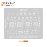 AMAOE STAMPO METALLICO DEGLI IC PER SAM-13 SAMSUNG GALAXY A10S A107F / A6 PLUS A6+ 2018 A605F / A70 A705F / A9 (2018) / A9 STAR PRO A920F​
