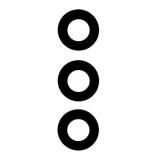 SET 3 PEZZI VETRO DI CAMERA PER SAMSUNG GALAXY S25 FE S731B