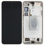 TOUCHSCREEN + DISPLAY AMOLED DISPLAY COMPLETO + FRAME PER SAMSUNG GALAXY S24 PLUS / S24+ 5G S926B GIALLO ORIGINALE (SERVICE PACK)