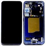 TOUCHSCREEN + DISPLAY AMOLED DISPLAY COMPLETO + FRAME PER SAMSUNG GALAXY S25 5G S931B BLU MARINO ORIGINALE (SERVICE PACK) (ASSEMBLATO)