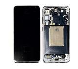 TOUCHSCREEN + DISPLAY AMOLED DISPLAY COMPLETO + FRAME PER SAMSUNG GALAXY S25 PLUS / S25+ 5G S936B NERO ORIGINALE (SERVICE PACK) (ASSEMBLATO)