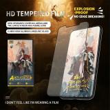 QI-VERSE PELLICOLA DI VETRO TEMPERATO ALTO ALLUMINIO PER APPLE IPHONE 15 PRO MAX