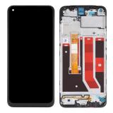 TOUCHSCREEN + DISPLAY LCD DISPLAY COMPLETO + FRAME PER OPPO A53 (CPH2127 CPH2131) / OPPO A53s (CPH2139 CPH2135) NERO ORIGINALE