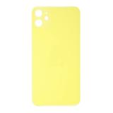 COVER POSTERIORE DI VETRO (BIG HOLE) PER APPLE IPHONE 11 6.1 GIALLO