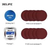 RELIFE TX4 SET DISCHI ABRASIVI PUÒ ESSERE UTILIZZATO CON UN SOLVENTE MACCHINE PER COLLA PER RIMUOVERE STRATI DI OSSIDO DAI BORDI / RASCHIARE L'ADESIVO DELLA CPU / AFFILARE LAME / PINZETTE ECC