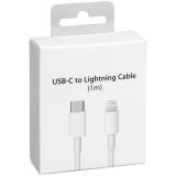 CAVO DI DATI USB-C A LIGHTNING CON CONFEZIONE 1M PER APPLE IPHONE 8G XR XS MAX IPAD 6 IPAD PRO ORIGINALE NEW