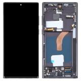 TOUCHSCREEN + DISPLAY AMOLED DISPLAY COMPLETO + FRAME PER SAMSUNG GALAXY S22 ULTRA 5G S908B NERO OEM